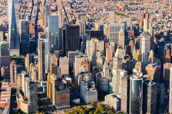 landscape picture of a city skyline