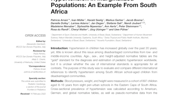 Frontiers in Pediatrics