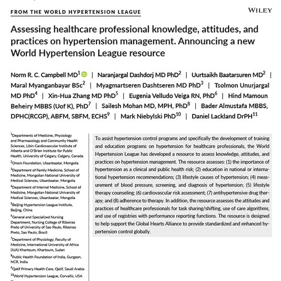 Cover image of the article regarding assessing healthcare professional knowledge