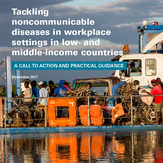 Cover of Paper on NCDs in workplace settings